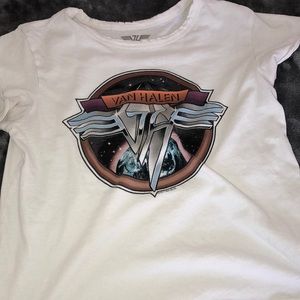 White Van Halen band shirt